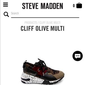 Steve Madden Olive Multi Cliff